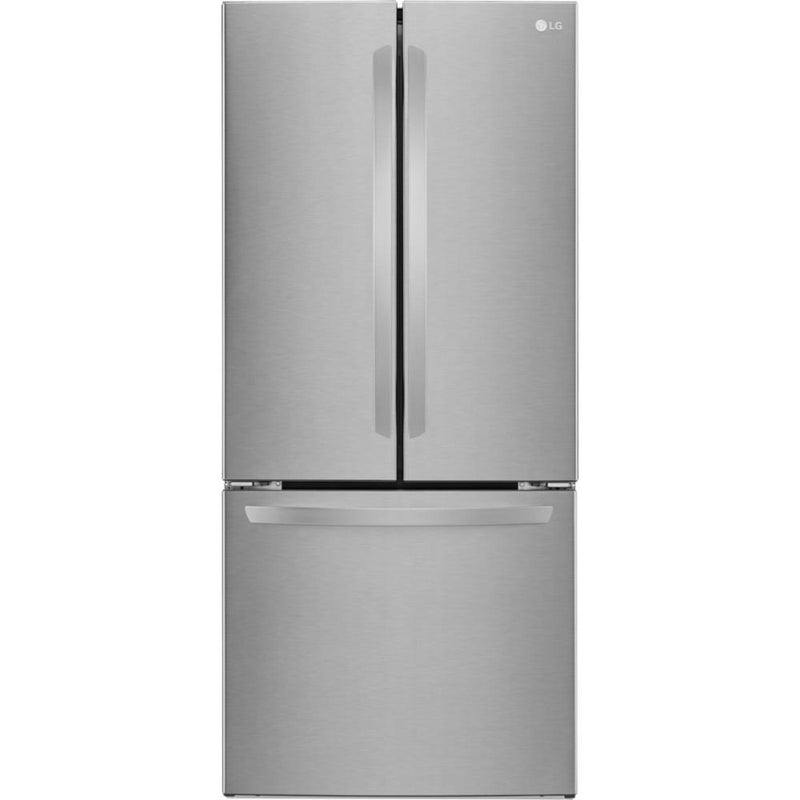 LG 30-inch, 21 cu.ft. Freestanding French 3-Door Refrigerator with Smart Cooling® System LFCS22520S - 184071 IMAGE 1