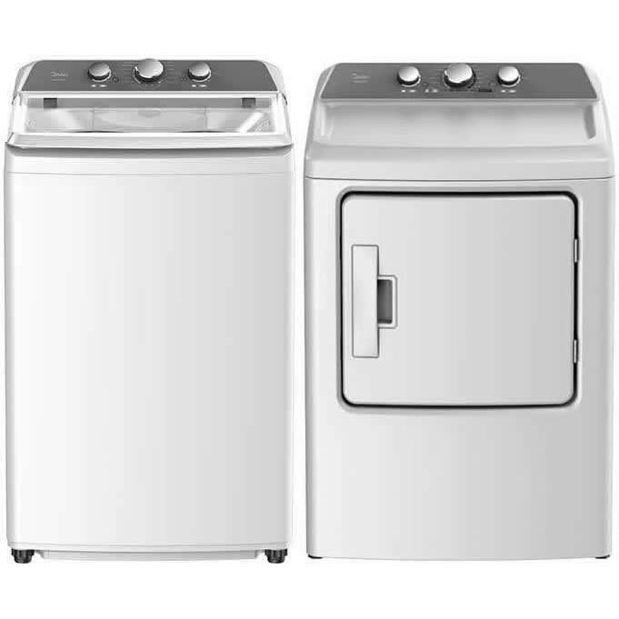 Midea Laundry MLV43A3AWW, MLE43A3AWW IMAGE 1