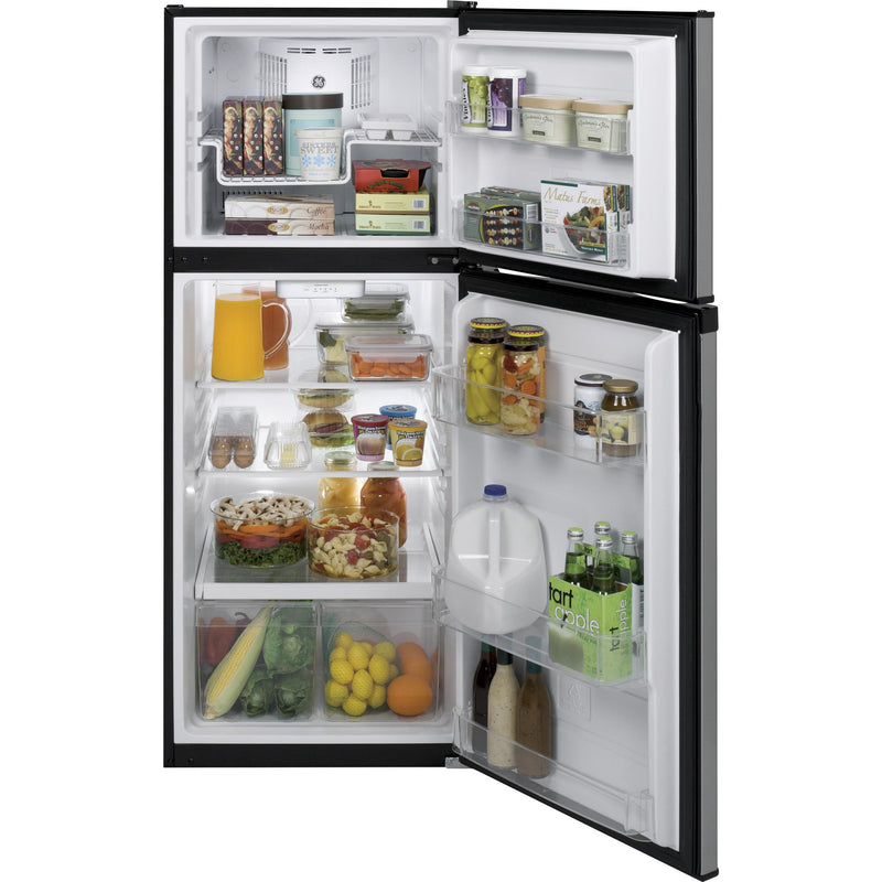 GE 24-inch, 11.6 cu. ft. Top Freezer Refrigerator GPE12FSKSB - 176073 IMAGE 3