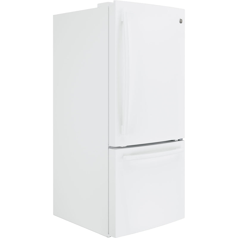 GE 30-inch, 20.9 cu. ft. Bottom Freezer Refrigerator GBE21AGKWW - 173975 IMAGE 2