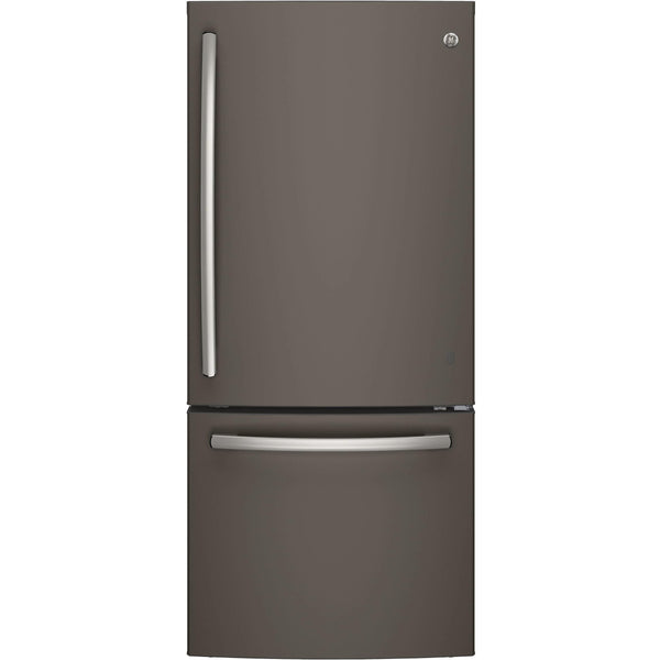 GE 30-inch, 20.9 cu. ft. Bottom Freezer Refrigerator GDE21DMKES - 174189 IMAGE 1