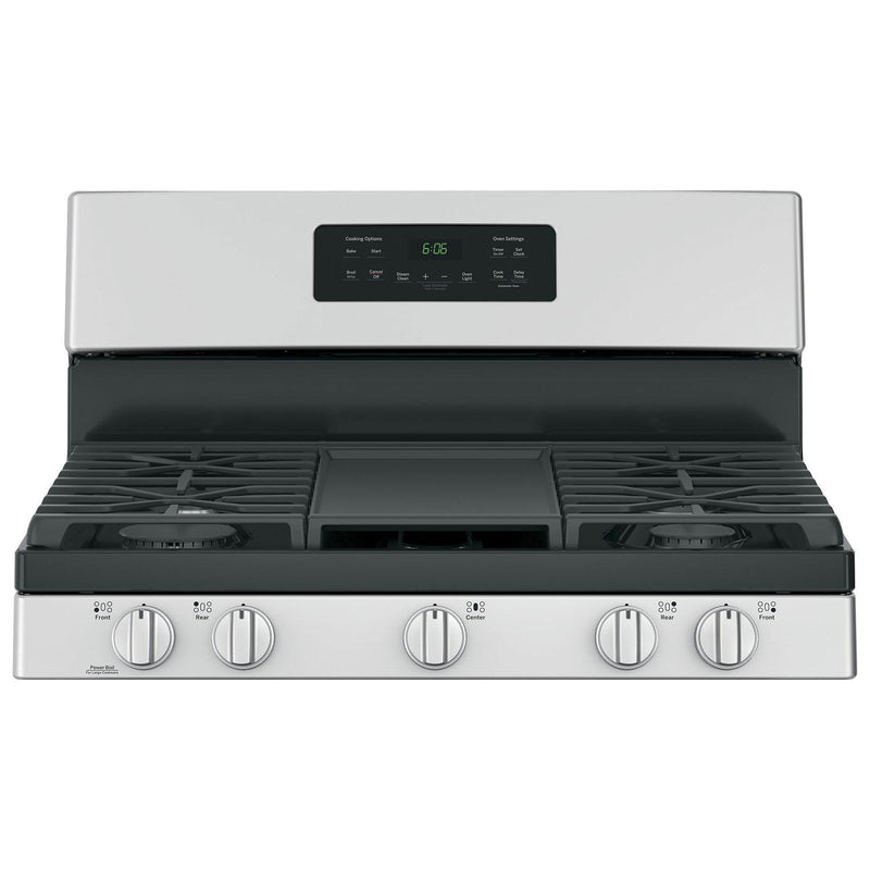 GE 30-inch Freestanding Gas Range with Steam Clean JCGBS66SEKSS - 175290 IMAGE 4