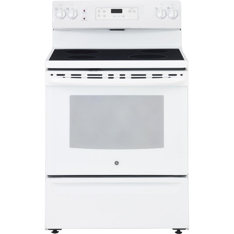 GE 30-inch Freestanding Electric Range with Smooth Top JCBS630DKWW - 173960 IMAGE 1