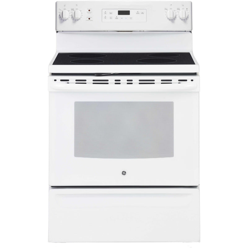 GE 30-inch Freestanding Electric Range with Self-Clean JCB630DKWW - 173692 IMAGE 1