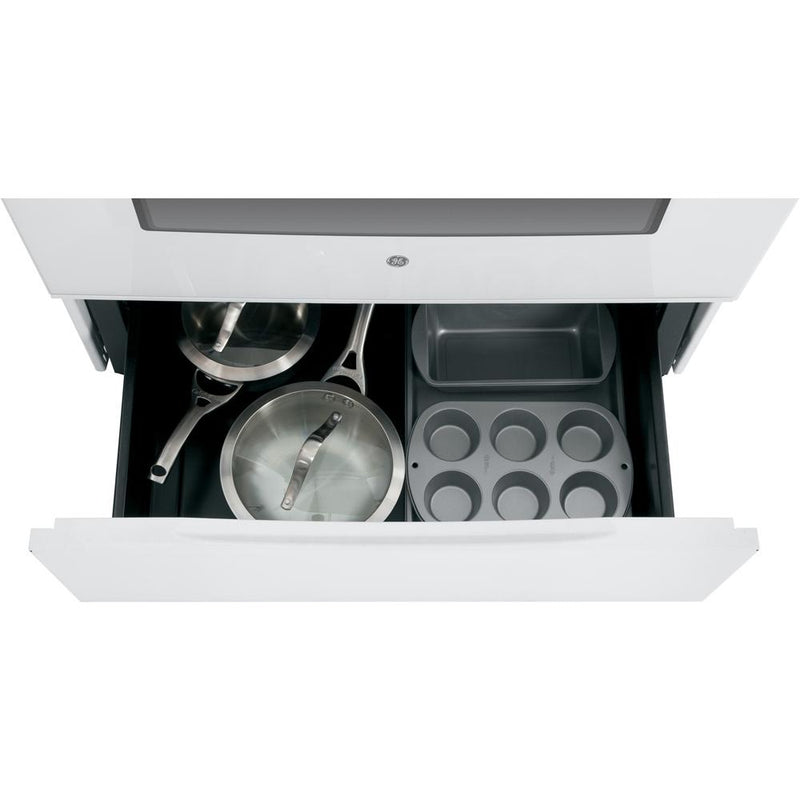 GE 30-inch Freestanding Electric Range with Self-Clean JCB630DKWW - 173692 IMAGE 2