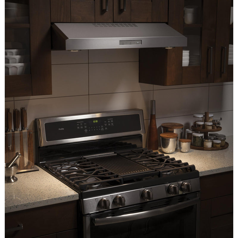 GE Profile 30-Inch Under Cabinet Range Hood with 4 Speeds PVX7300SJSSC - 178579 IMAGE 7