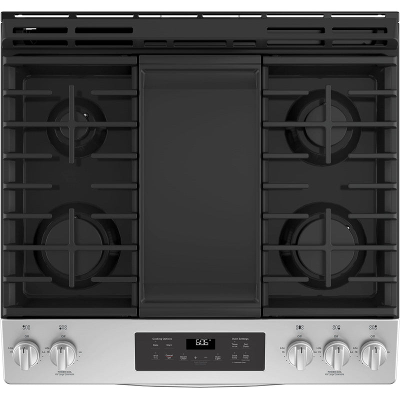 GE 30-inch Slide-in Gas Range with Steam Clean Oven JCGSS66SELSS - 183862 IMAGE 2