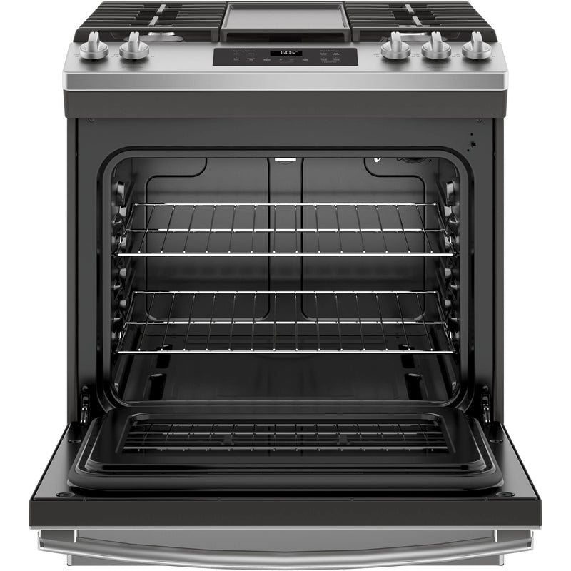 GE 30-inch Slide-in Gas Range with Steam Clean Oven JCGSS66SELSS - 183862 IMAGE 3