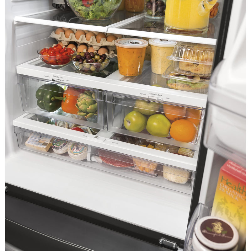 GE 33-inch, 18.6 cu. ft. Counter-Depth French-Door Refrigerator with Ice Maker GWE19JGLWW - 176180 IMAGE 12