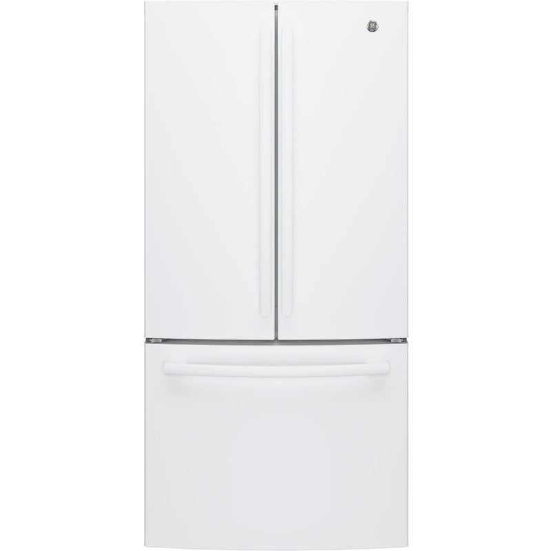 GE 33-inch, 18.6 cu. ft. Counter-Depth French-Door Refrigerator with Ice Maker GWE19JGLWW - 176180 IMAGE 1