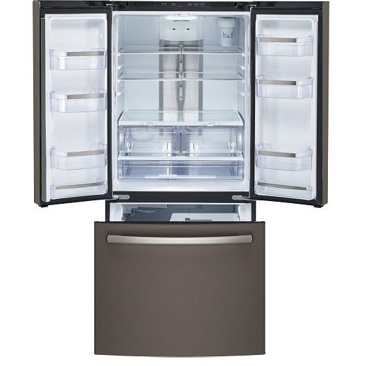 GE Profile 33-inch, 24.8 cu. ft. French 3-Door Refrigerator PNE25NMLKES - 176547 IMAGE 2