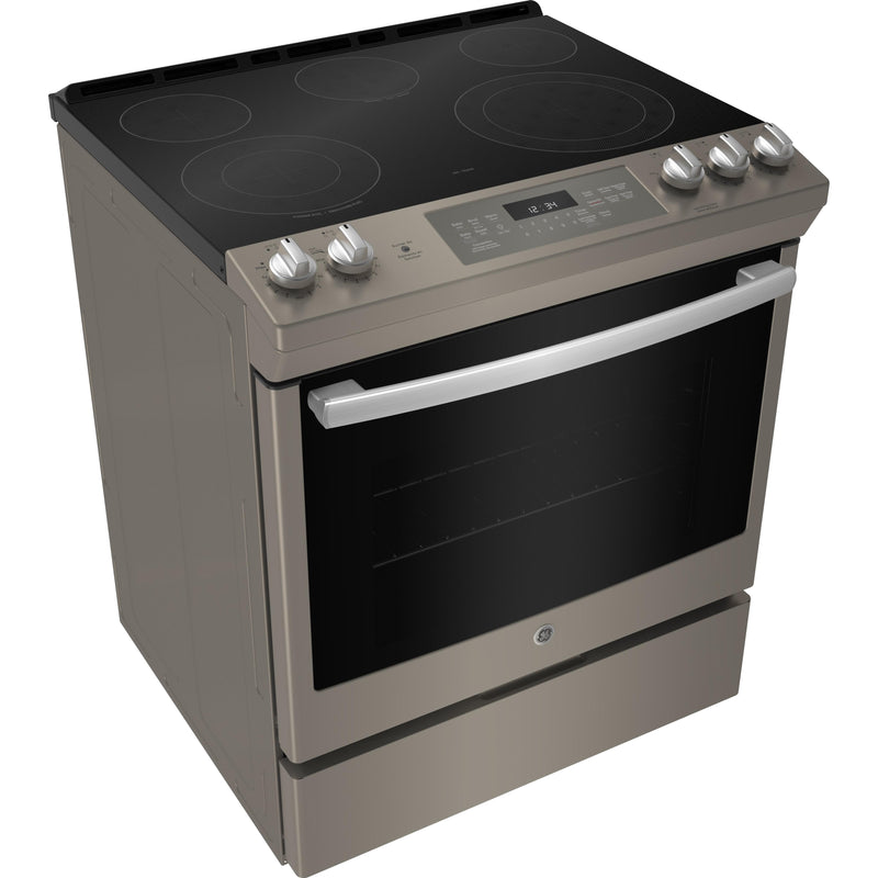 GE 30-inch Slide-in Electric Range with Self-cleaning oven and steam clean option JCS840EMES - 174603 IMAGE 3