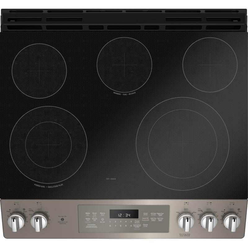 GE 30-inch Slide-in Electric Range with Self-cleaning oven and steam clean option JCS840EMES - 174603 IMAGE 4