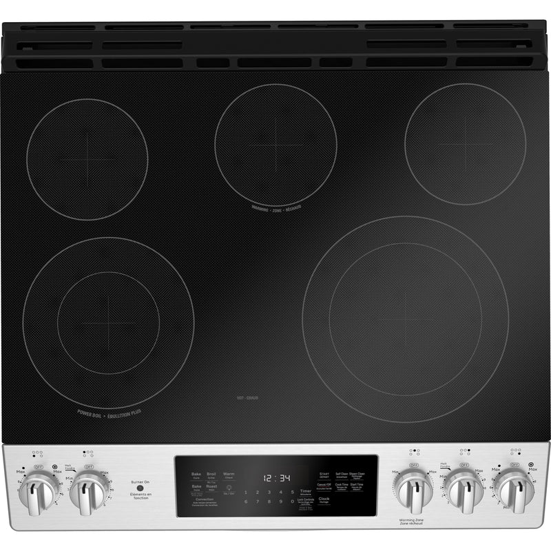 GE 30-inch Slide-in Electric Range with Self-Cleaning Oven JCS840SMSS - 174264 IMAGE 4