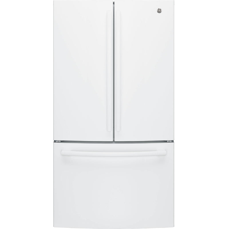 GE 36-inch, 27 cu.ft. Freestanding French 3-Door Refrigerator with Internal Water Dispenser GNE27JGMWW - 179253 IMAGE 1