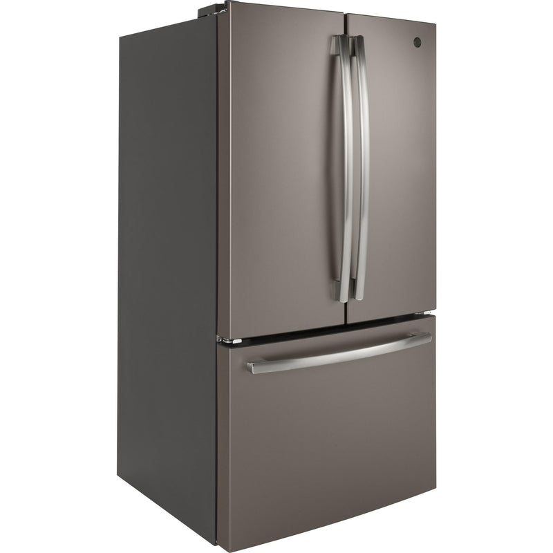 GE 36-inch, 27 cu.ft. Freestanding French 3-Door Refrigerator with Internal Water Dispenser GNE27JMMES - 174604 IMAGE 2