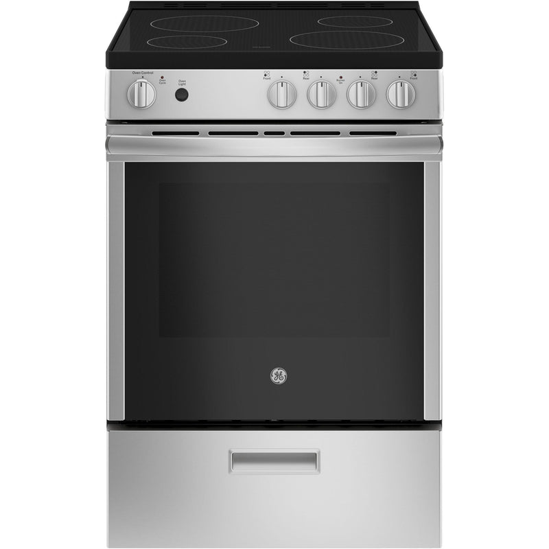 GE 24-inch Freestanding Electric Range with Removable Backguard JCAS640RMSS - 181584 IMAGE 3