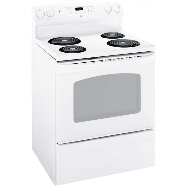 GE 30-inch Freestanding Electric Range JCBS280DMWW - 173937 IMAGE 1