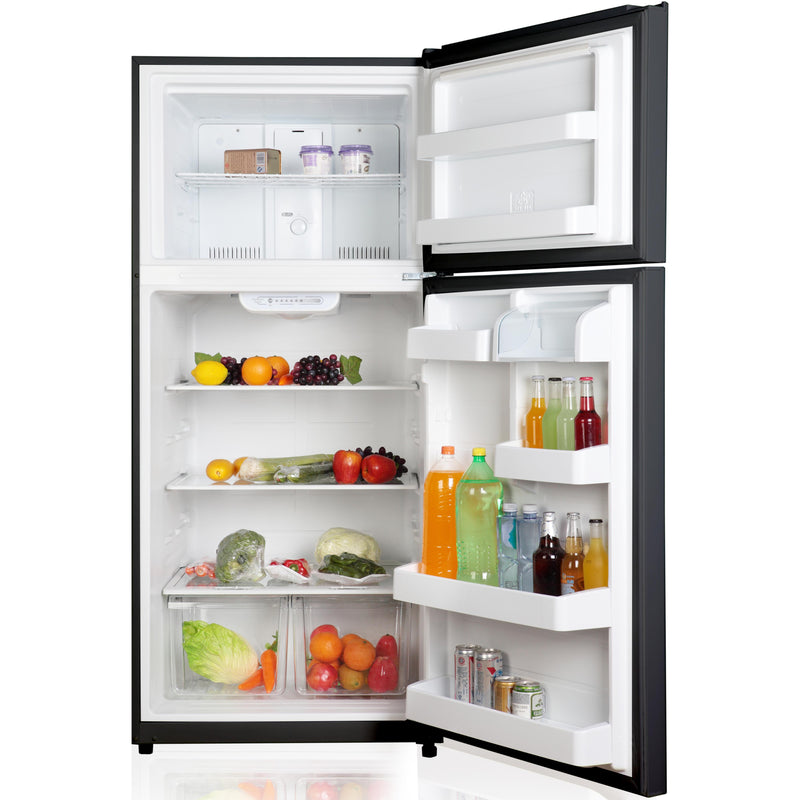 GE 30-inch 18 cu. ft. Top Freezer Refrigerator GTS18FTLKBB - 175823 IMAGE 3