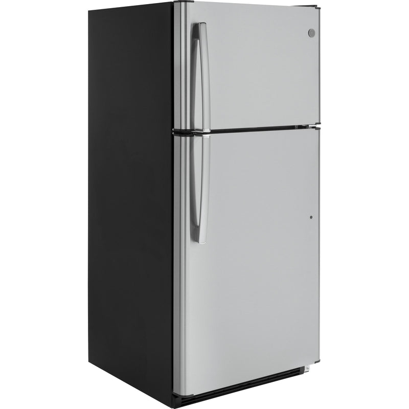 GE 30-inch 18 cu. ft. Top Freezer Refrigerator GTS18FSLKSS - 175400 IMAGE 2