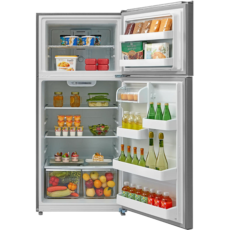 GE 30-inch 18 cu. ft. Top Freezer Refrigerator GTS18FSLKSS - 175400 IMAGE 3