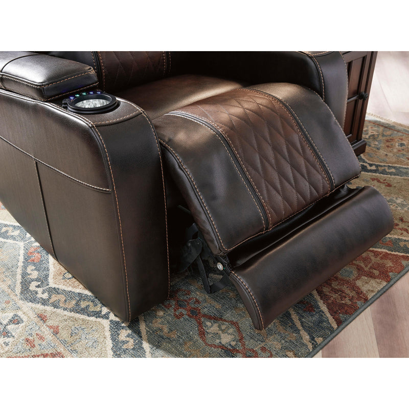 Signature Design by Ashley Composer Power Leather Look Recliner 2150713 IMAGE 14