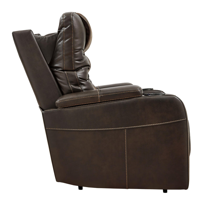 Signature Design by Ashley Composer Power Leather Look Recliner 2150713 IMAGE 4