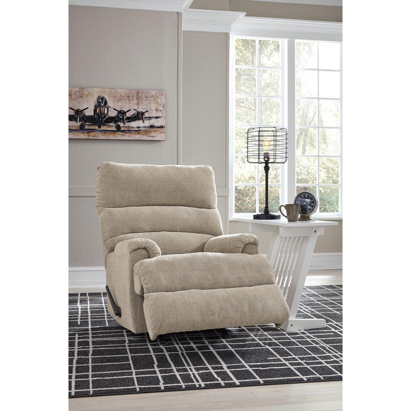 Signature Design by Ashley Man Fort Rocker Fabric Recliner 4660425 IMAGE 4