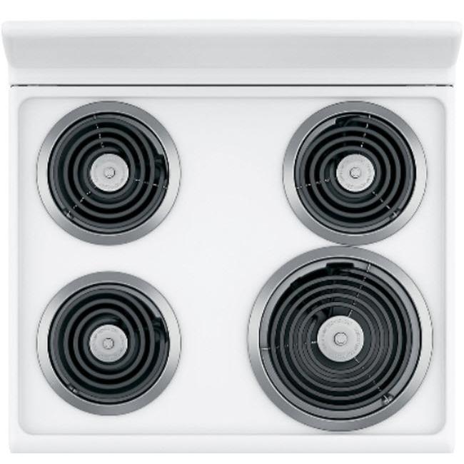 GE 24-inch Freestanding Electric Range with Sensi-Temp Technology JCAS300DMWW - 174474 IMAGE 4