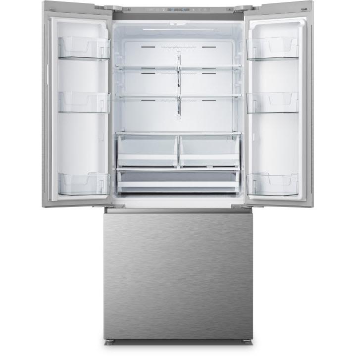 Hisense 30-inch, 20.8 cu.ft. Freestanding French 3-Door Refrigerator with Inverter Technology RF210N6ASE - 174303 IMAGE 3