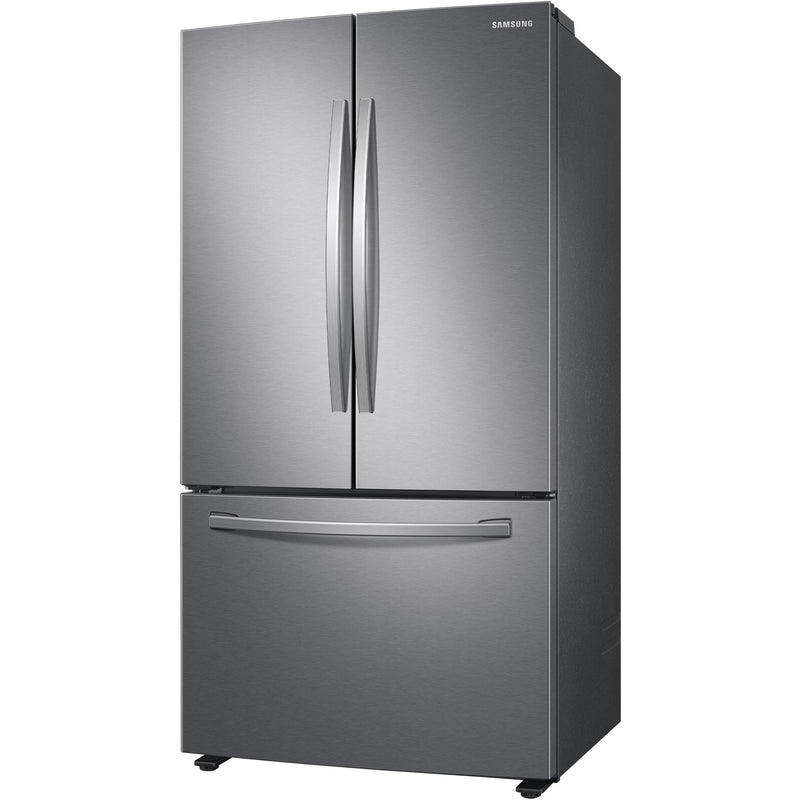 Samsung 36-inch, 28 cu.ft. Freestanding French 3-Door Refrigerator with Internal Water Dispenser RF28T5101SR/AA IMAGE 3