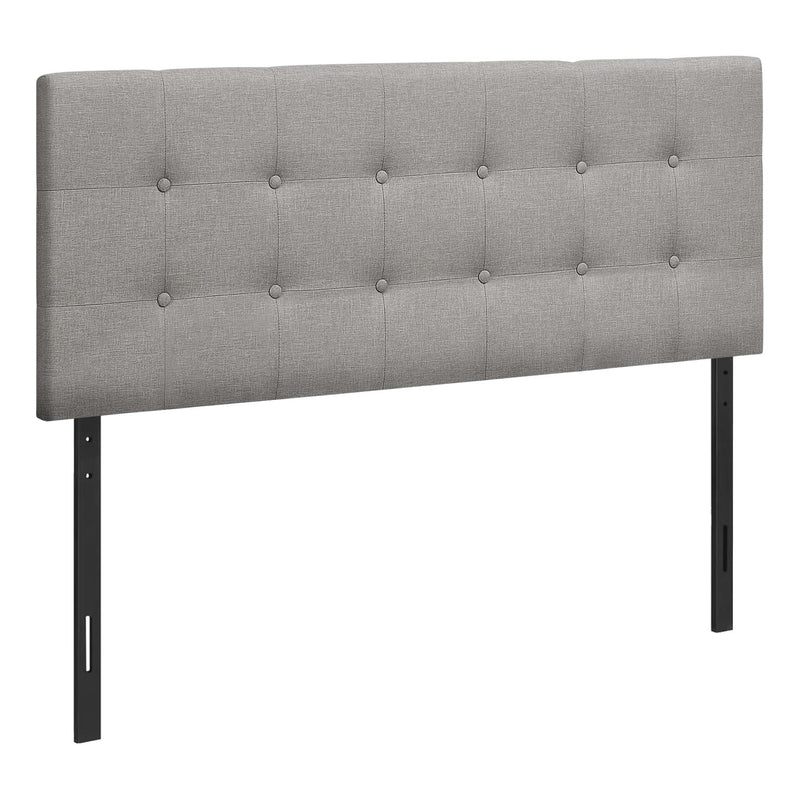 Monarch I 6003F Full Headboard - Grey Linen IMAGE 1