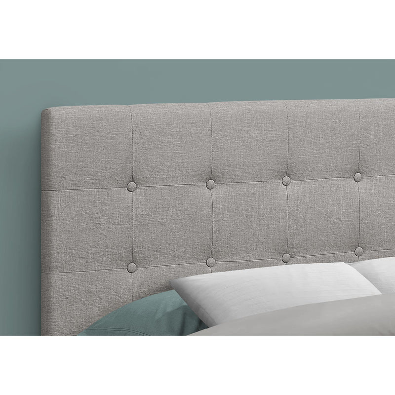 Monarch I 6003F Full Headboard - Grey Linen IMAGE 3