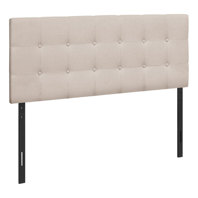 Monarch I 6004F Full Headboard - Beige Linen IMAGE 1