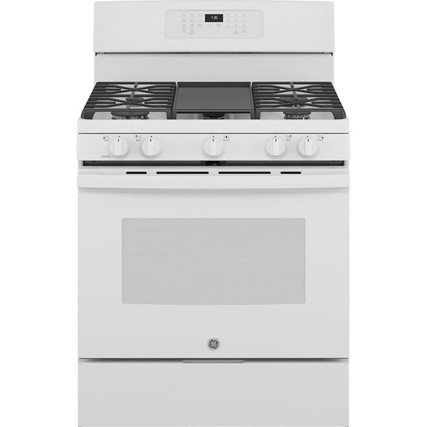 GE 30-inch Freestanding Gas Range with Convection Technology JCGB735DPWW - 180473 IMAGE 1