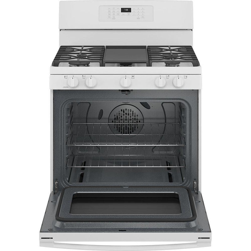 GE 30-inch Freestanding Gas Range with Convection Technology JCGB735DPWW - 180473 IMAGE 2