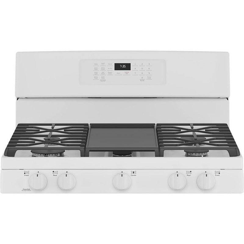 GE 30-inch Freestanding Gas Range with Convection Technology JCGB735DPWW - 180473 IMAGE 4