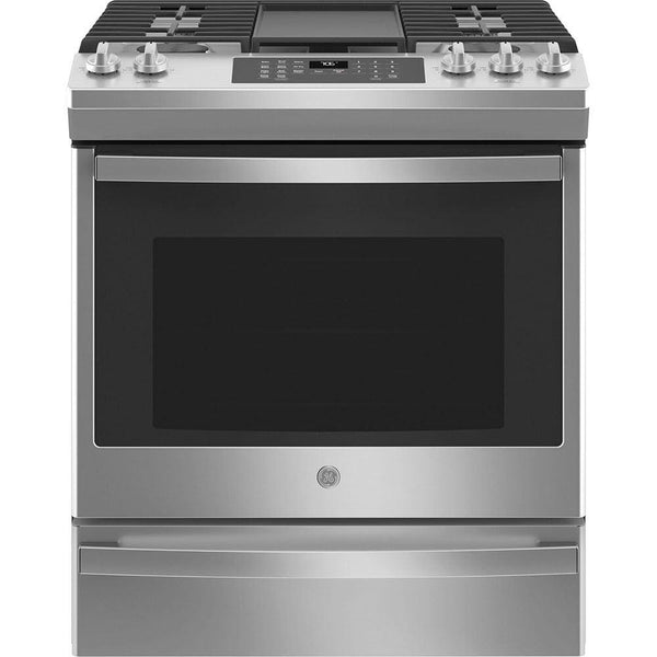 GE 30-inch Slide-in Gas Range with Convection Technology JCGS760SPSS - 178542 IMAGE 1