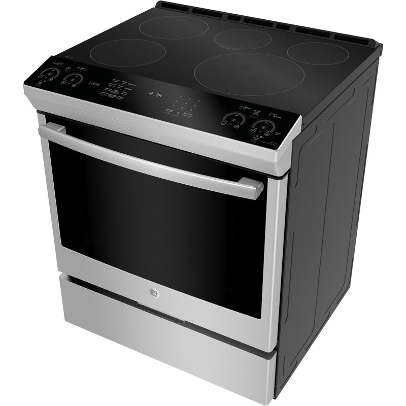 GE Profile 30-inch Slide-in Electric Induction Range with True European Convection Technology PCHS920YMFS - 176316 IMAGE 6