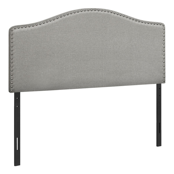 Monarch I 6013F Full Headboard - Grey Linen IMAGE 1