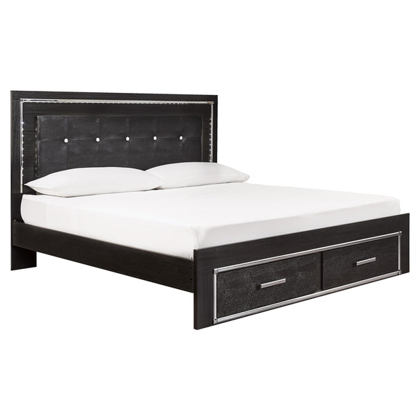 Signature Design by Ashley Kaydell B1420B12 King Panel Bed with Storage IMAGE 1