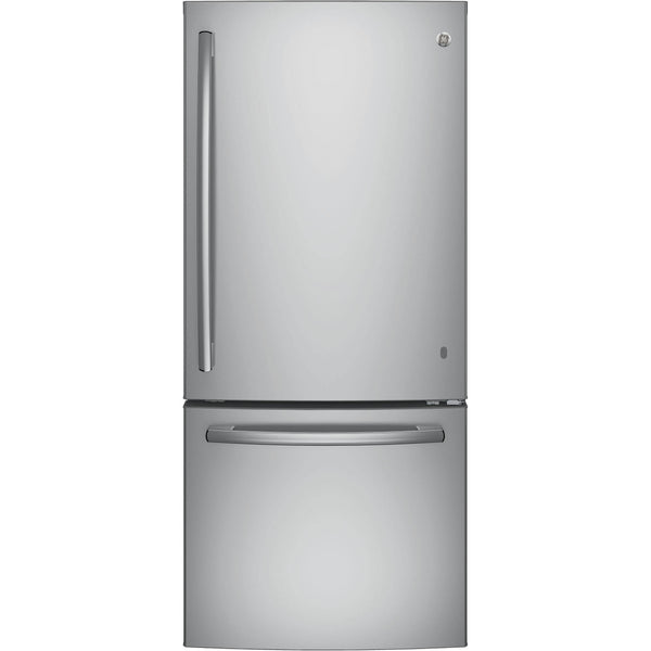 GE 20.9 cu. ft. Bottom Mount Refrigerator with LED Lighting GBE21AYRKFS - 181633 IMAGE 1