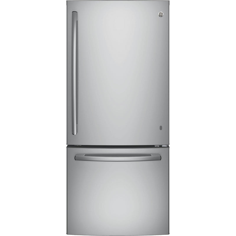 GE 20.9 cu. ft. Bottom Mount Refrigerator with LED Lighting GBE21AYRKFS - 181633 IMAGE 1