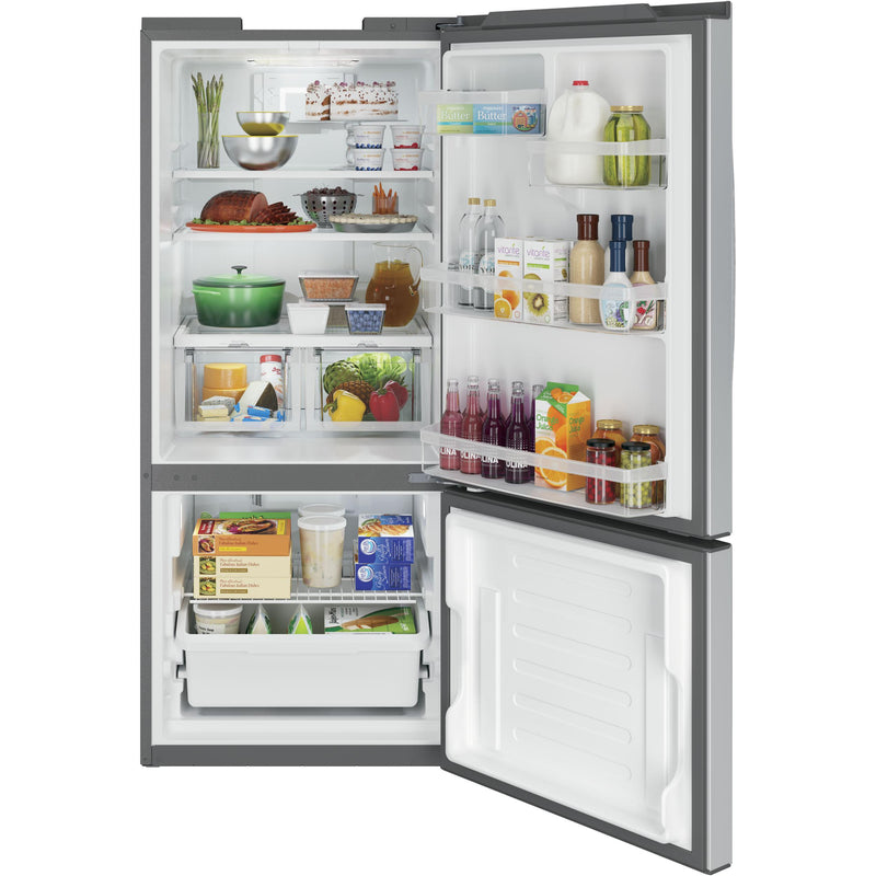 GE 20.9 cu. ft. Bottom Mount Refrigerator with LED Lighting GBE21AYRKFS - 181633 IMAGE 3