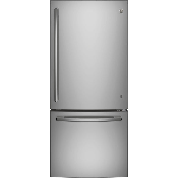 GE 20.9 cu. ft. Bottom Mount Refrigerator with LED Lighting GDE21DYRKFS - 178854 IMAGE 1