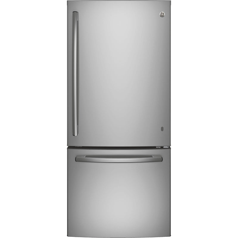 GE 20.9 cu. ft. Bottom Mount Refrigerator with LED Lighting GDE21DYRKFS - 178854 IMAGE 1