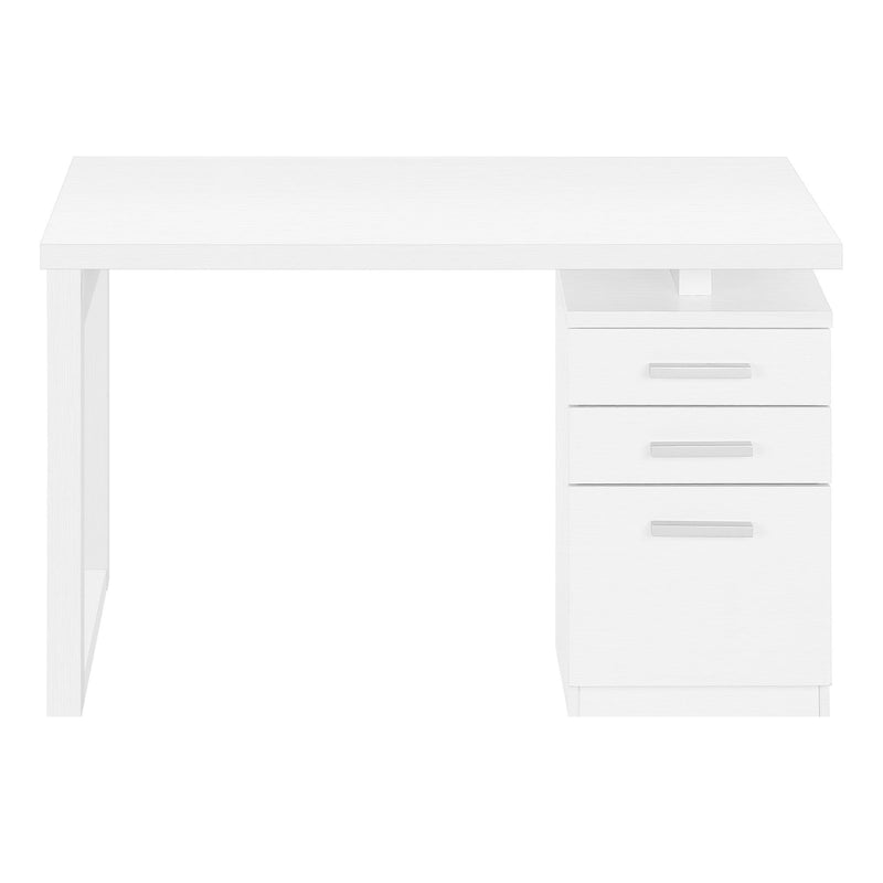 Monarch I 7690 Left/Right Computer Desk - White IMAGE 2