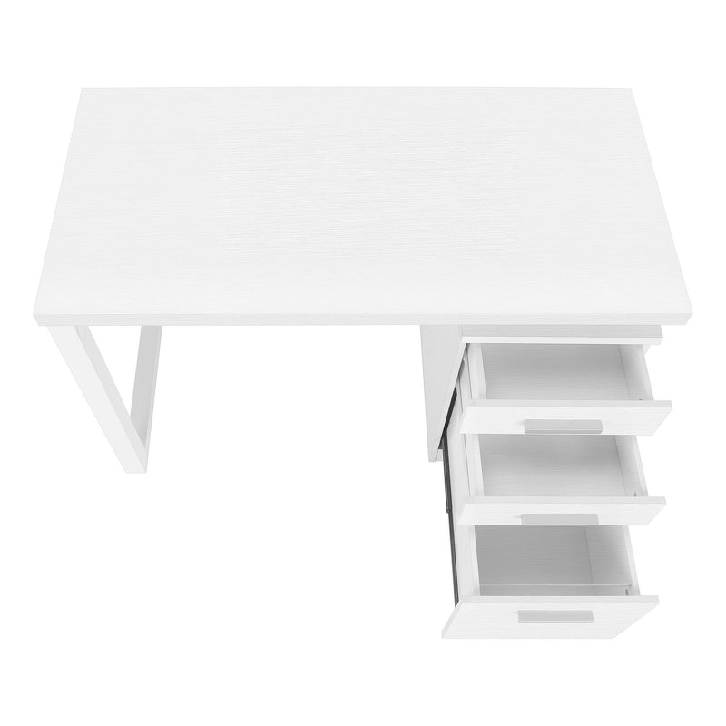 Monarch I 7690 Left/Right Computer Desk - White IMAGE 5