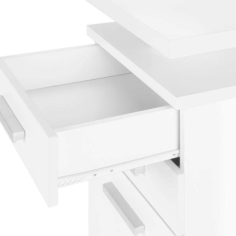 Monarch I 7690 Left/Right Computer Desk - White IMAGE 7