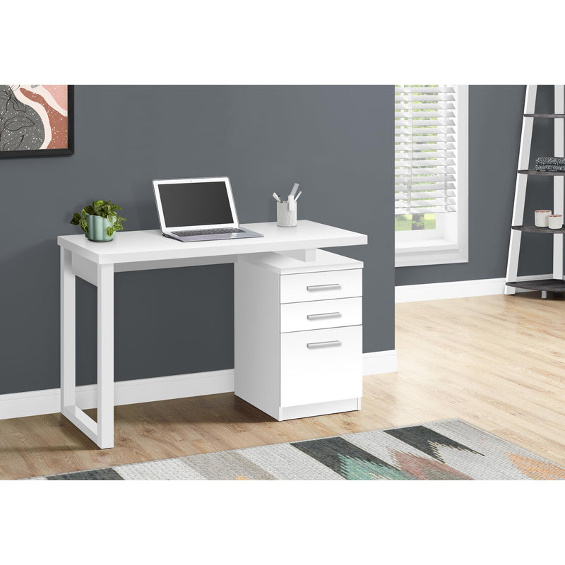 Monarch I 7690 Left/Right Computer Desk - White IMAGE 9